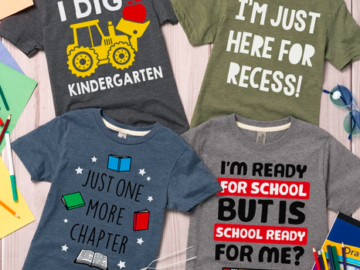 Kids Back to School T-Shirts only $15.99 shipped!