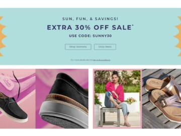 Clark’s | Extra 30% Off Shoes for Men & Women