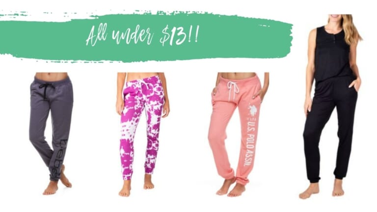 Women’s & Juniors Cozy Joggers $12.99 & Under