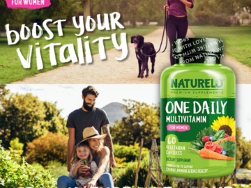 Save BIG on NATURELO Premium Supplements After Coupon as low as $14.37 Shipped Free (Reg. $19.95+) – 24¢ each capsule! – FAB Ratings!