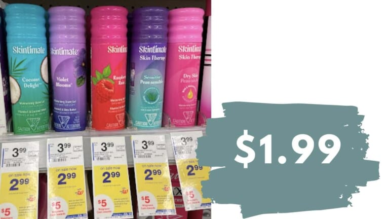 Edge & Skintimate Coupon | Get $1.99 Shave Gel at Walgreens