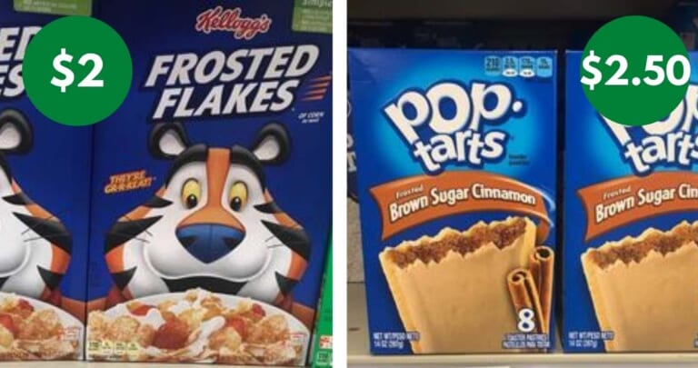 Kellogg’s Pop-Tarts & Cereal as Low as $2 at Target