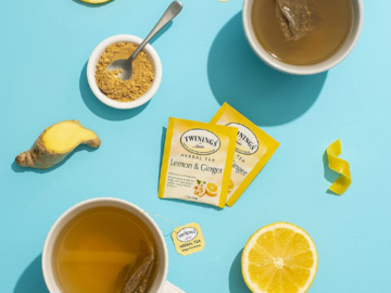 100-Count Twinings of London Lemon & Ginger Herbal Tea Bags as low as $11.62 After Coupon (Reg. $24.85) + Free Shipping! $0.12 each Tea Bag!