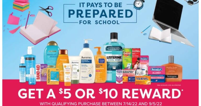 Johnson & Johnson Back to School Rebate Promo