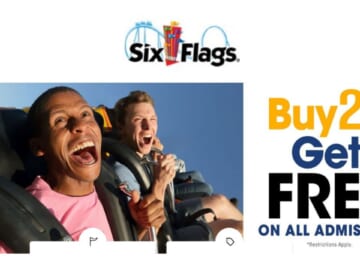 Six Flags |B2G1 Free Tickets, Passes & Memberships