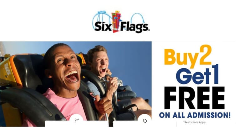 Six Flags |B2G1 Free Tickets, Passes & Memberships