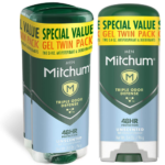 Save 25% on 2-Pack Mitchum Triple Odor Defense Antiperspirant Deodorant Stick for Men as low as $3.29 After Coupon (Reg. $5.48) + Free Shipping – Just $1.64/Stick, With 48-Hour Protection