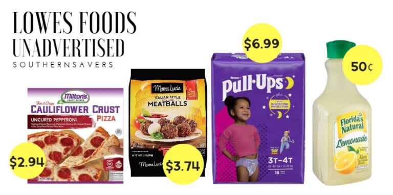 lowes foods unadvertised