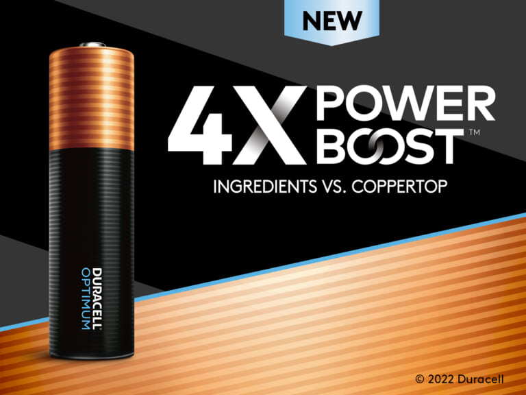 NEW Duracell AA/AAA batteries with Power Boost™ Ingredients. Save $3 Any Duracell AA/AAA 6ct or larger at Publix.