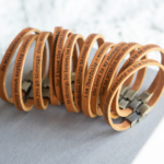 Scripture Skinny Leather Bracelets