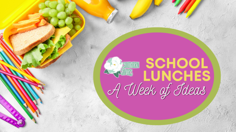 Saving on Lunches: A Week of School Lunch Ideas