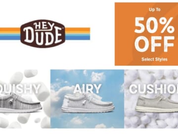 Hey Dude Shoes Up To 50% Off Sale