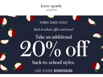 Kate Spade Surprise | 20% Off + Free Shipping