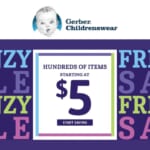 Gerber Childrenswear | $5 Onesies, Sleep N’ Plays & More