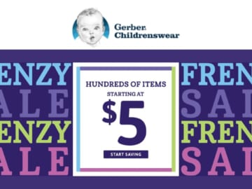 Gerber Childrenswear | $5 Onesies, Sleep N’ Plays & More