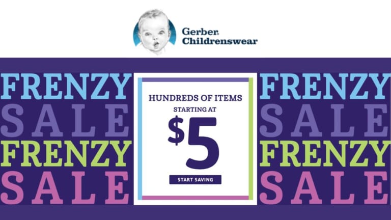 Gerber Childrenswear | $5 Onesies, Sleep N’ Plays & More