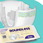 Free Sample of Boundless Size Youth Diapers