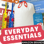 Everyday Essentials from Amazon Brands as low as $4.32 Shipped Free (Reg. $6.40) – 10¢/trash bag!