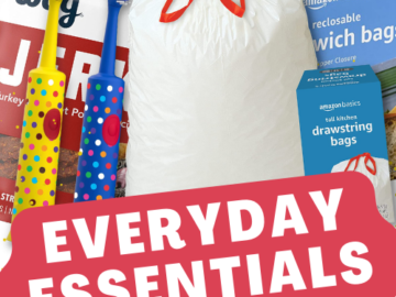 Everyday Essentials from Amazon Brands as low as $4.32 Shipped Free (Reg. $6.40) – 10¢/trash bag!