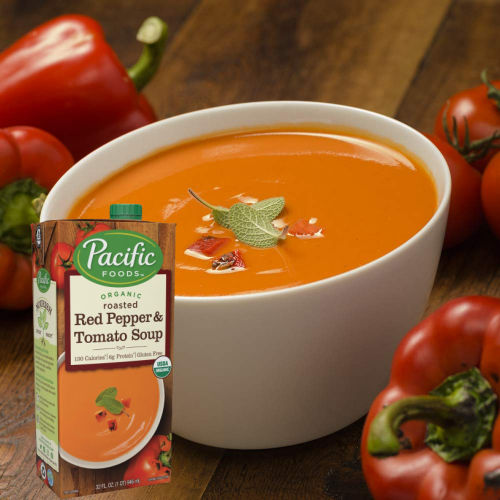 Save 20% on Pacific Foods Organic Tomato Soup 12-Packs as low as $29.20 After Coupon From $2.43/32-Oz Carton (Reg. $45) + Free Shipping – 3 Flavors, Vegetarian & Gluten-Free