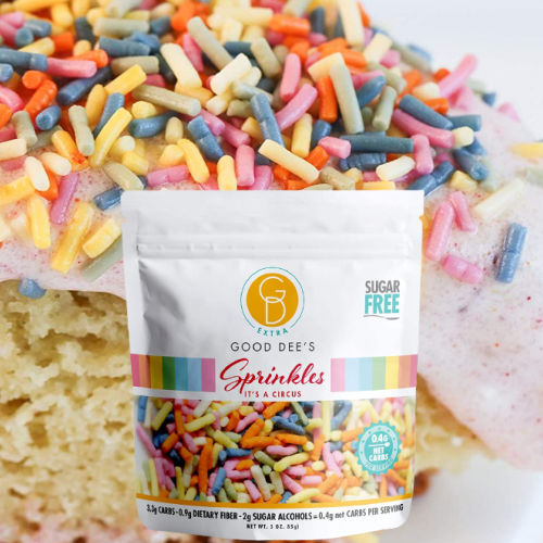 Good Dee’s Low Carb Rainbow Sprinkles as low as $9.59 After Coupon (Reg. $12) + Free Shipping – 1K+ FAB Ratings! Keto Friendly, All Natural Coloring + Save 15% on Good Dee’s Low Carb Products