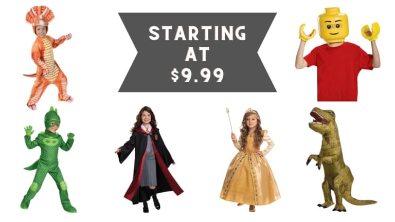 Kids’ Costumes Starting At $9.99