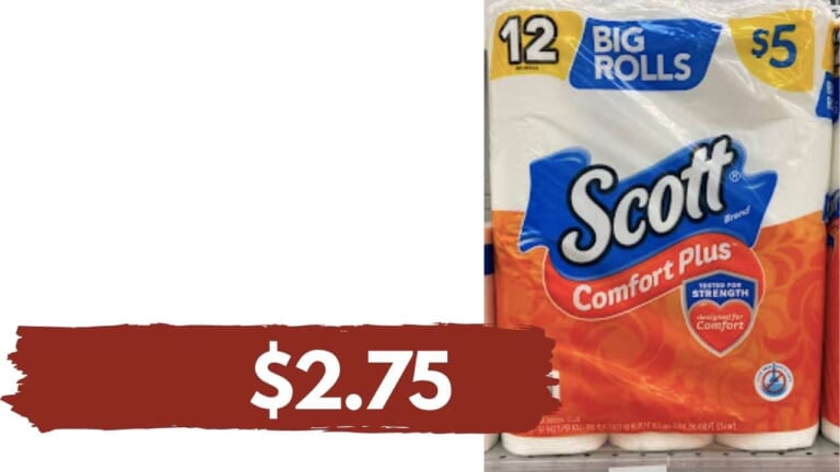 Scott Toilet Paper for $2.75 Per Pack at Walgreens