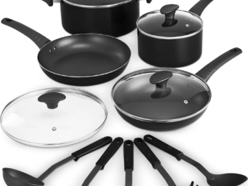 12-Piece Bella Kitchen Cookware Set $49.96 Shipped Free (Reg. $140)