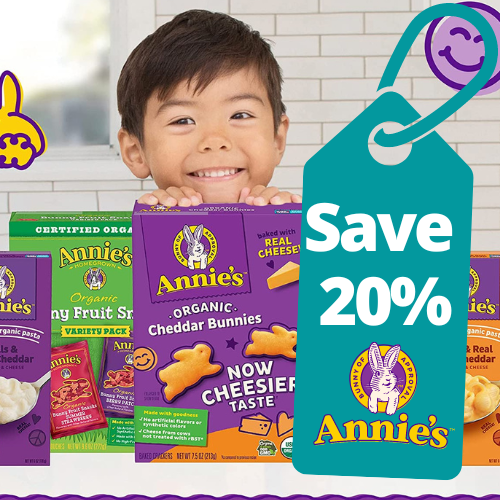 Save 20% on Annie’s Organic Bunny Graham Snacks as low as $17.80 After Coupon (Reg. $25.42) – 37¢/packet! Chocolate, chocolate chip and honey graham