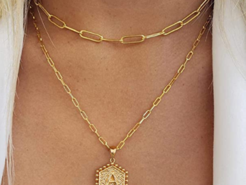 Layered Initial Necklaces for Women $14.24 After Coupon (Reg. $15) – 3 Color Options!