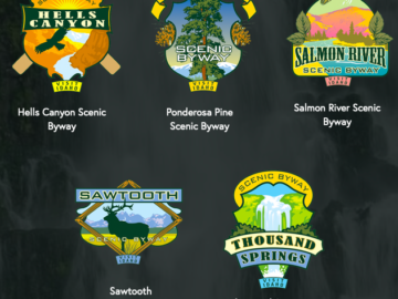 Free Idaho Scenic Byway Stickers