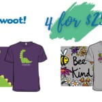 Woot! Get 4 for $25 T-Shirts + Free Shipping for Prime Members