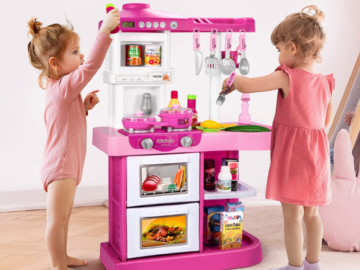 53-Piece Pretend Food & Kitchen Playset $65.99 After Coupon (Reg. $76) + Free Shipping! Interactive Toy Set for Kids!