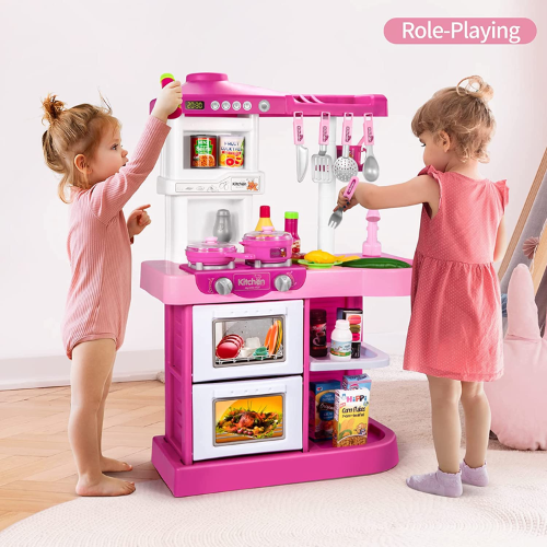 53-Piece Pretend Food & Kitchen Playset $65.99 After Coupon (Reg. $76) + Free Shipping! Interactive Toy Set for Kids!