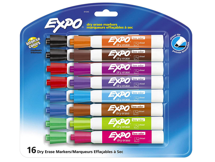 EXPO Low Odor Dry Erase Markers, 16 Pack only $13.58 shipped, plus more!