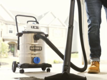 Hart 8 Gallon Stainless Steel Wet/Dry Vacuum $29 (Reg. $99.68) – FAB Ratings!