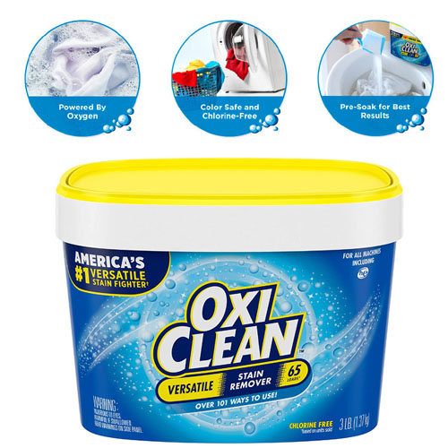 FOUR 65-Load Tubs OxiClean Versatile Stain Remover Powder as low as $4.24 EACH After Coupon (Reg. $12.53) + Free Shipping – $0.7 per load + Buy 4, save 5%