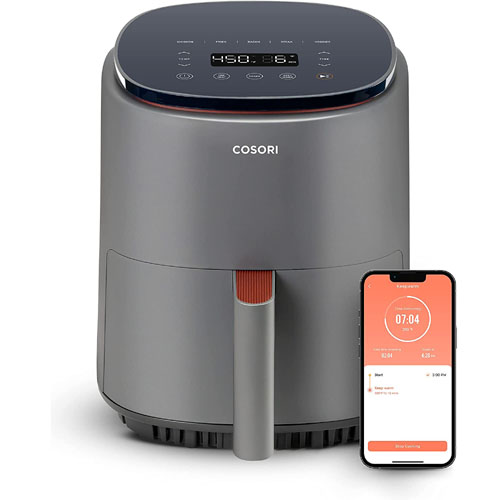 4-Quart COSORI Air Fryer $80 After Coupon (Reg. $100) + Free Shipping! Cooking for 2, Up to 450℉, 7 Cooking Functions, Smart Control