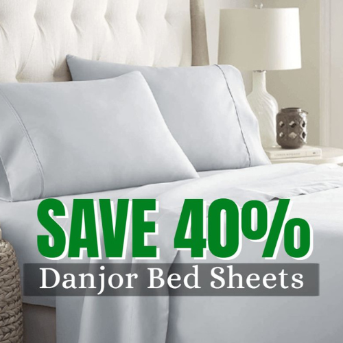 Save 40% on Danjor Bed Sheets from $22.79 After Coupon (Reg. $37.99+) – FAB Ratings! 128K+ 4/5 Stars! Fade Resistant & Machine Washable!