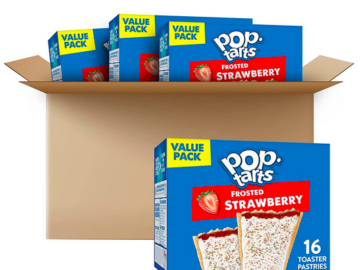 Pop-Tarts Breakfast Toaster Pastries (64 Toaster Pastries) as low as $12.41 shipped!