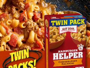 Hamburger Helper Twin Packs as low as $2.12 Shipped Free (Reg. $4) – $1.06/pack – NO artificial flavors or colors!