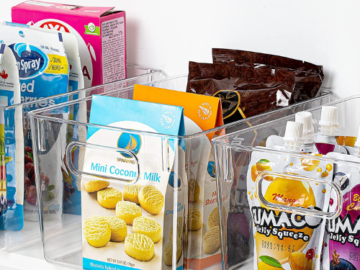 6-Pack Clear Pantry Storage Organizer Bins $23.99 After Coupon (Reg. $33) – FAB Ratings! $3.99 Each!