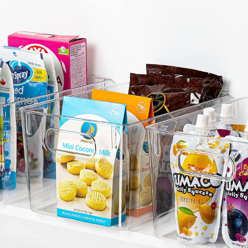 6-Pack Clear Pantry Storage Organizer Bins $23.99 After Coupon (Reg. $33) – FAB Ratings! $3.99 Each!