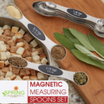 8-Count Spring Chef Dual-Sided Magnetic Measuring Spoons Set $13.97 (Reg. $25) – 32K+ FAB Ratings! Leveler Included!