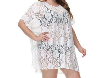 Save Up to 50% on Women’s Swimsuit Beach Cover Ups From $12.99 After Code + Coupon (Reg. $25.99+) – Various Colors, Plus Size XL to 4XL