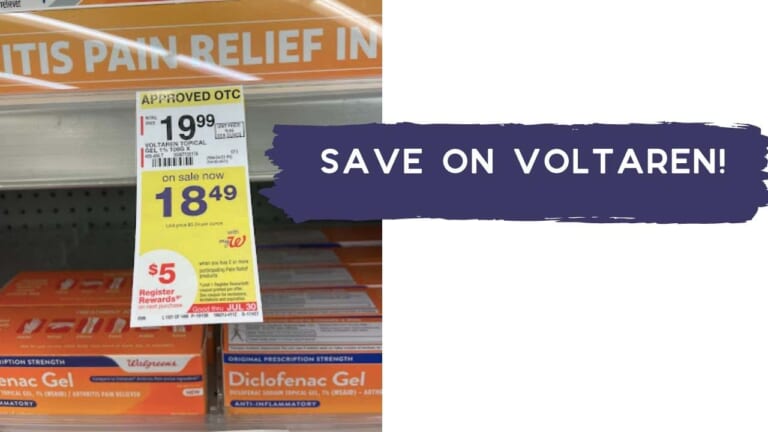 Save on Voltaren Arthritis Pain Gel at Walgreens