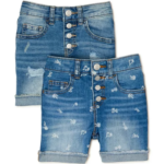 2-Pack Wonder Nation Girls’ Mid-Rise Roll Cuff Midi Shorts $12.50 (Reg. $18) – $6.25 Each! Multiple Sizes!