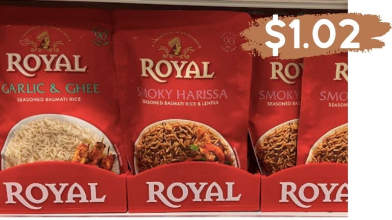 Get Royal Ready-to-Heat Rice for $1.02 at Publix