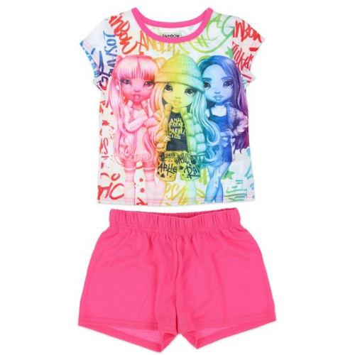 2-Piece Rainbow High Girls Short Sleeve Character Pajama Short Set $4.50 (Reg. $9.98) – Sizes 4-12!