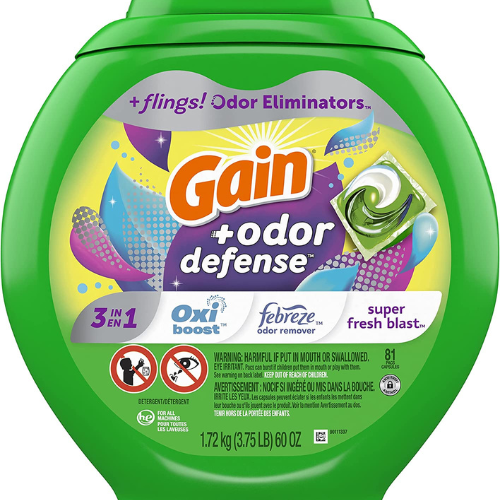 81 Pacs Gain Flings Laundry Detergent Pacs with Odor Defense as low as $15.36 After Coupon (Reg. $20.42) + Free Shipping -19¢/pac